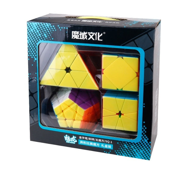 MFJS MeiLong Gift Box Set - Pyraminx + Megaminx + Skewb + Square-1