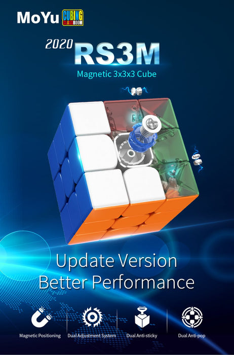 MoYu RS3 M 2020 3x3 Magnetic Speedcube