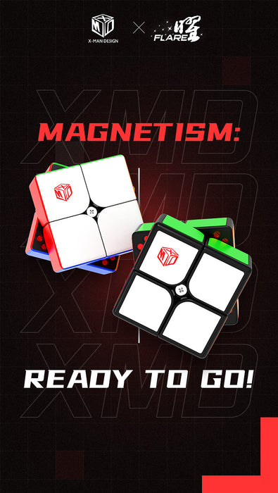 QiYi X-Man Flare M 2x2 Magnetic Speedcube