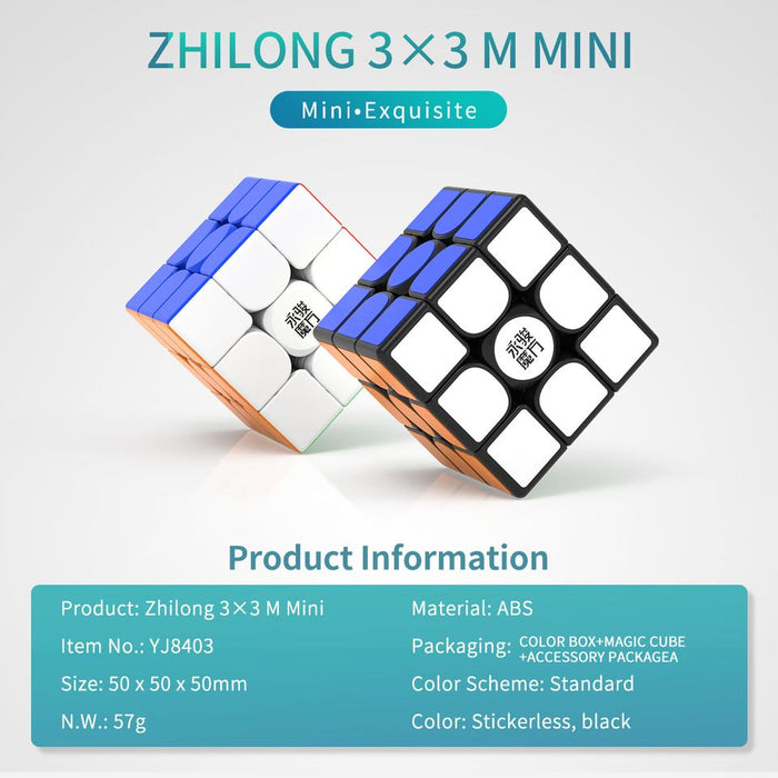 YJ ZhiLong 50mm Mini 3x3 Magnetic Speedcube